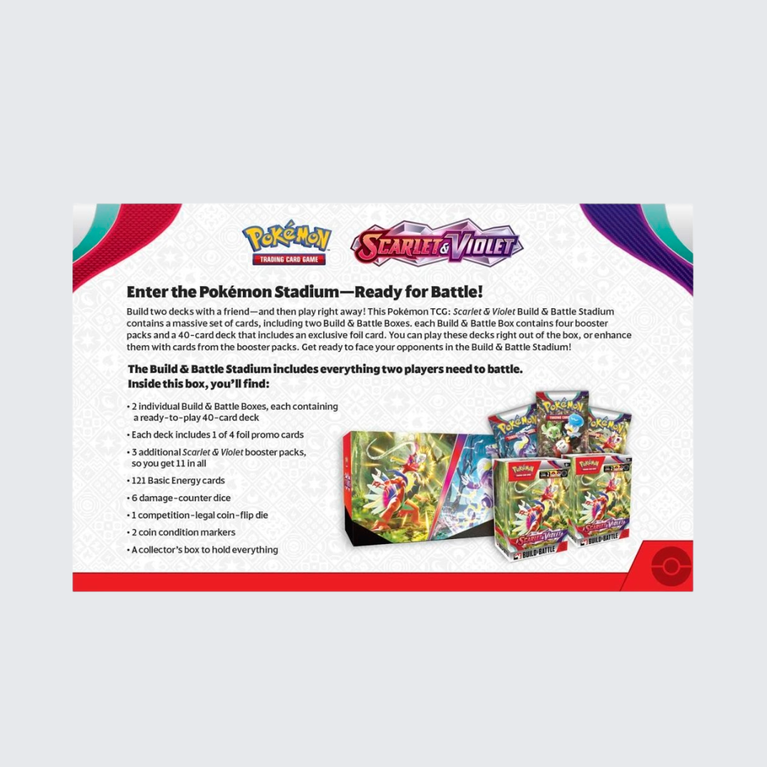 Pokemon Scarlet & Violet Base Build & Battle Stadium | Trading Card Game
