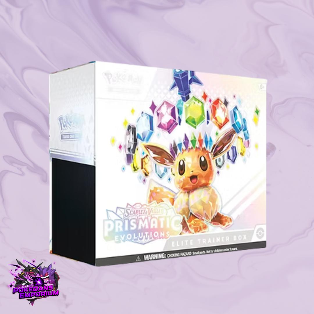 Pokemon Prismatic Evolutions Elite Trainer Box | Scarlet & Violet | Trading Card Game
