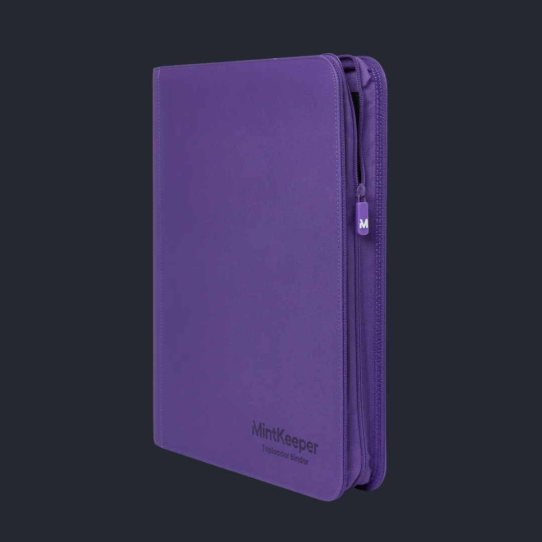 MintKeeper - 9 Pocket Premium Zip Trading Card Binder - 360 Pockets