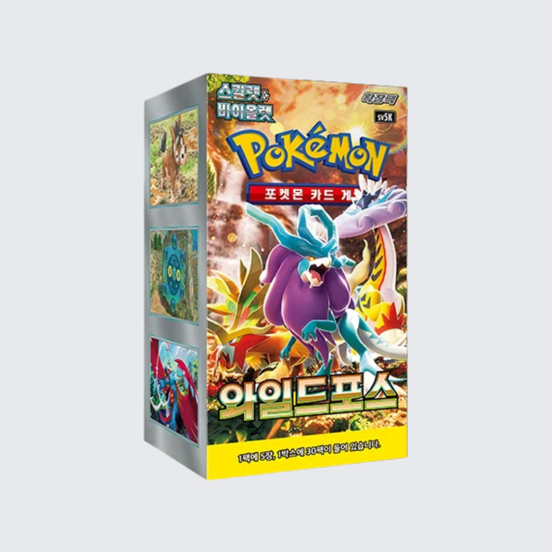 Pokemon Korean Wild Force SV5K Booster Box | Trading Card Game