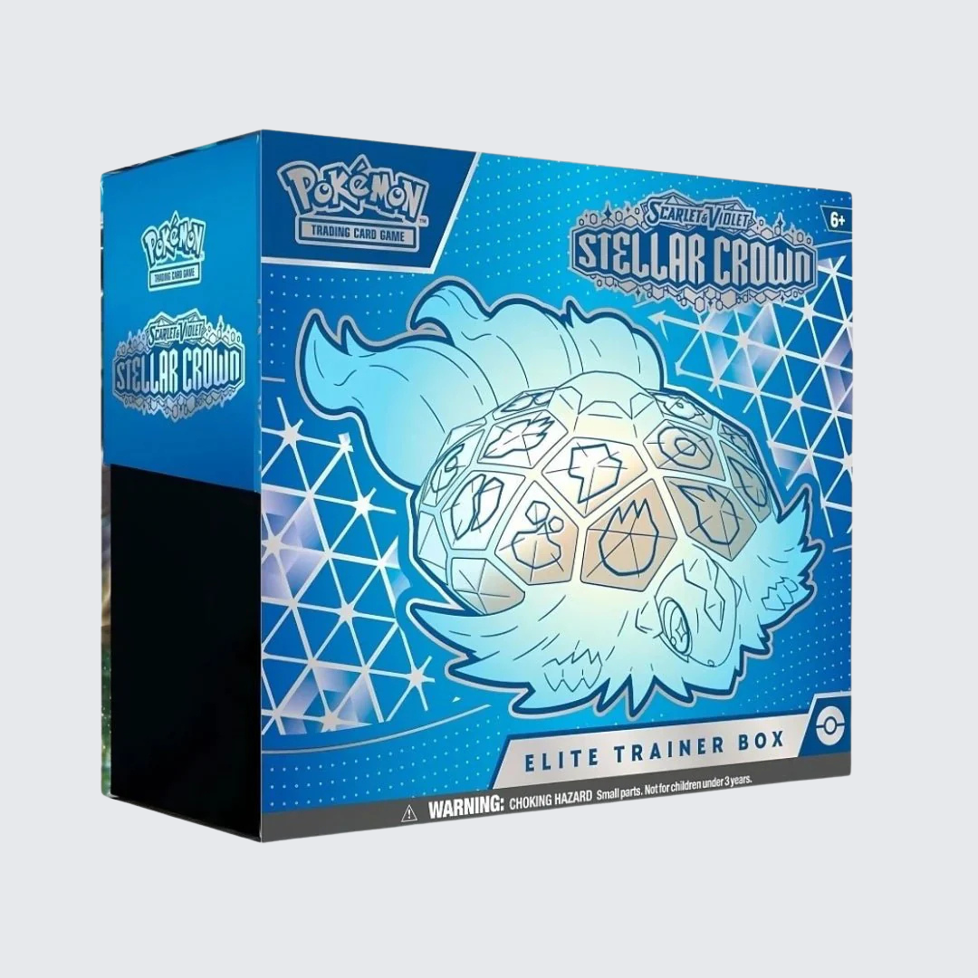 Pokemon Stellar Crown Elite Trainer Box | Scarlet & Violet | Trading Card Game