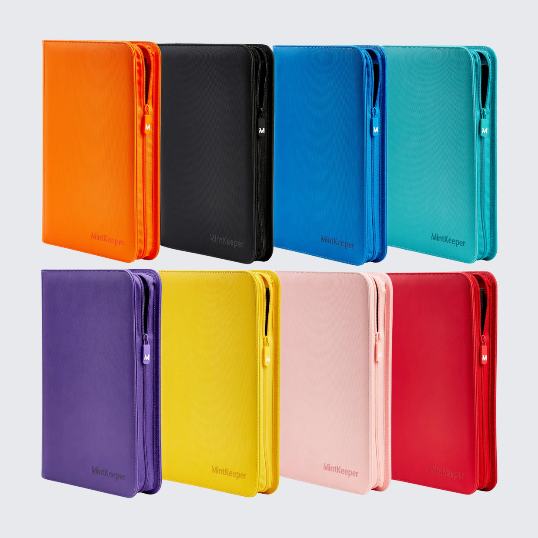 MintKeeper - 9 Pocket Premium Zip Trading Card Binder - 360 Pockets