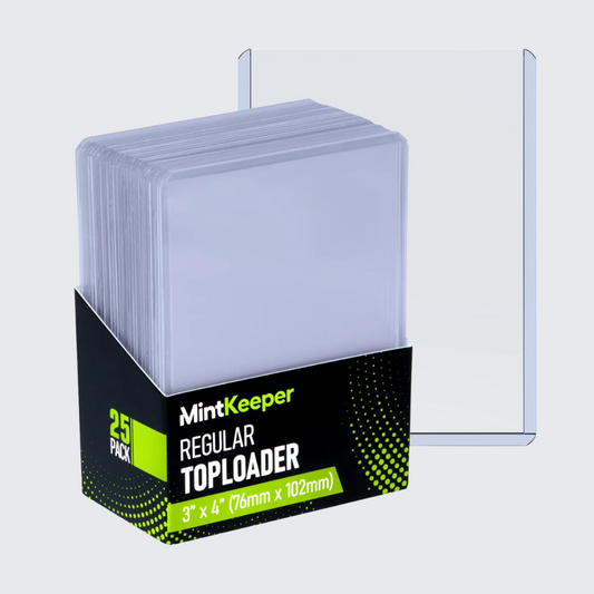 MintKeeper 25 Pack Regular Card Top Loaders 3x4" | TCG