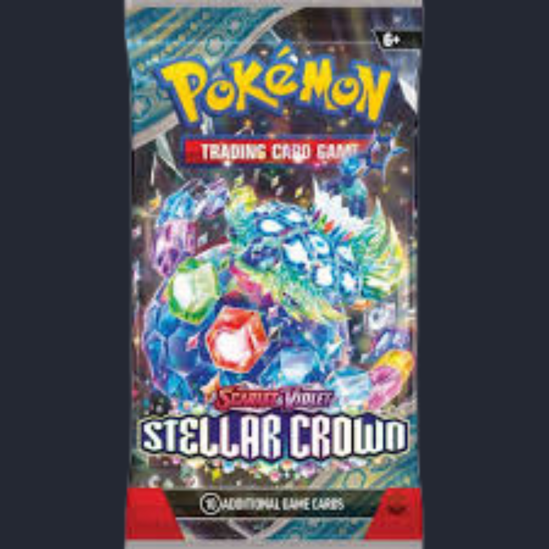 Pokemon Scarlet & Violet Stellar Crown Booster Pack (x1) Trading Card Game