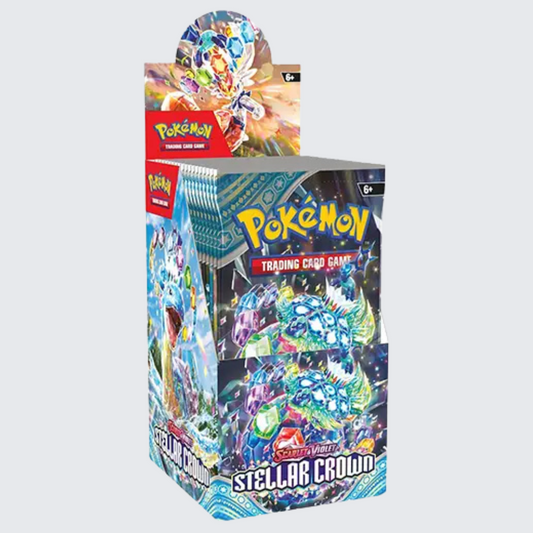 Pokemon Stellar Crown Half Booster Box | Scarlet & Violet | Trading Card Game
