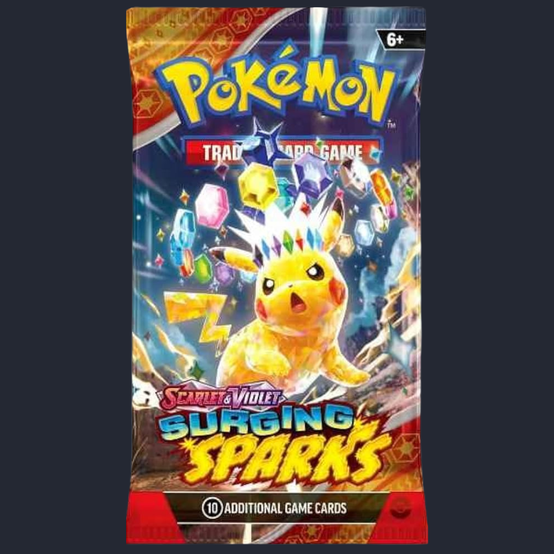 Pokemon Scarlet & Violet Surging Sparks Booster Pack (x1) Trading Card Game