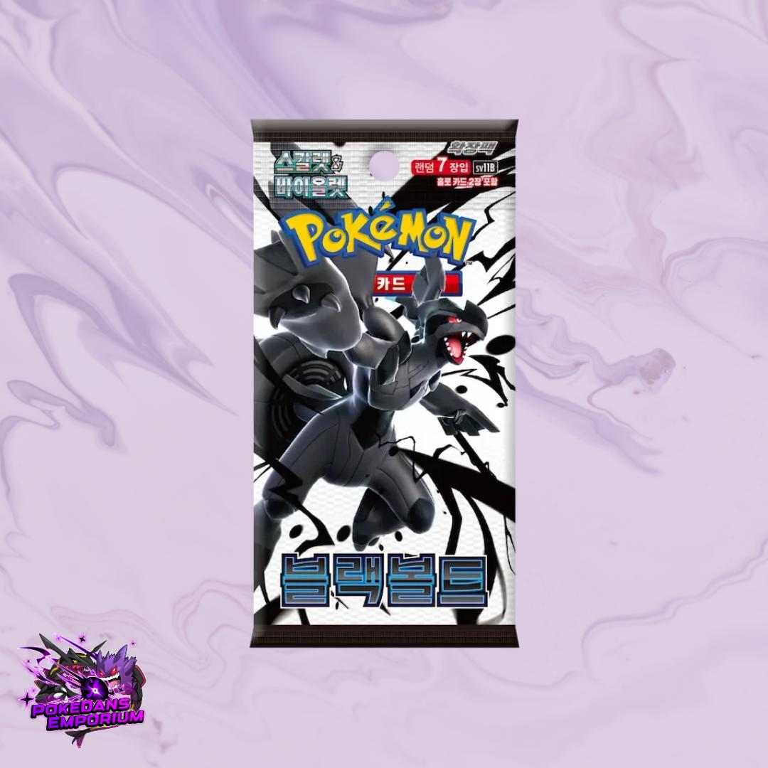 Pokemon Korean Black Bolt Booster Box | sv11b | Trading Card Game