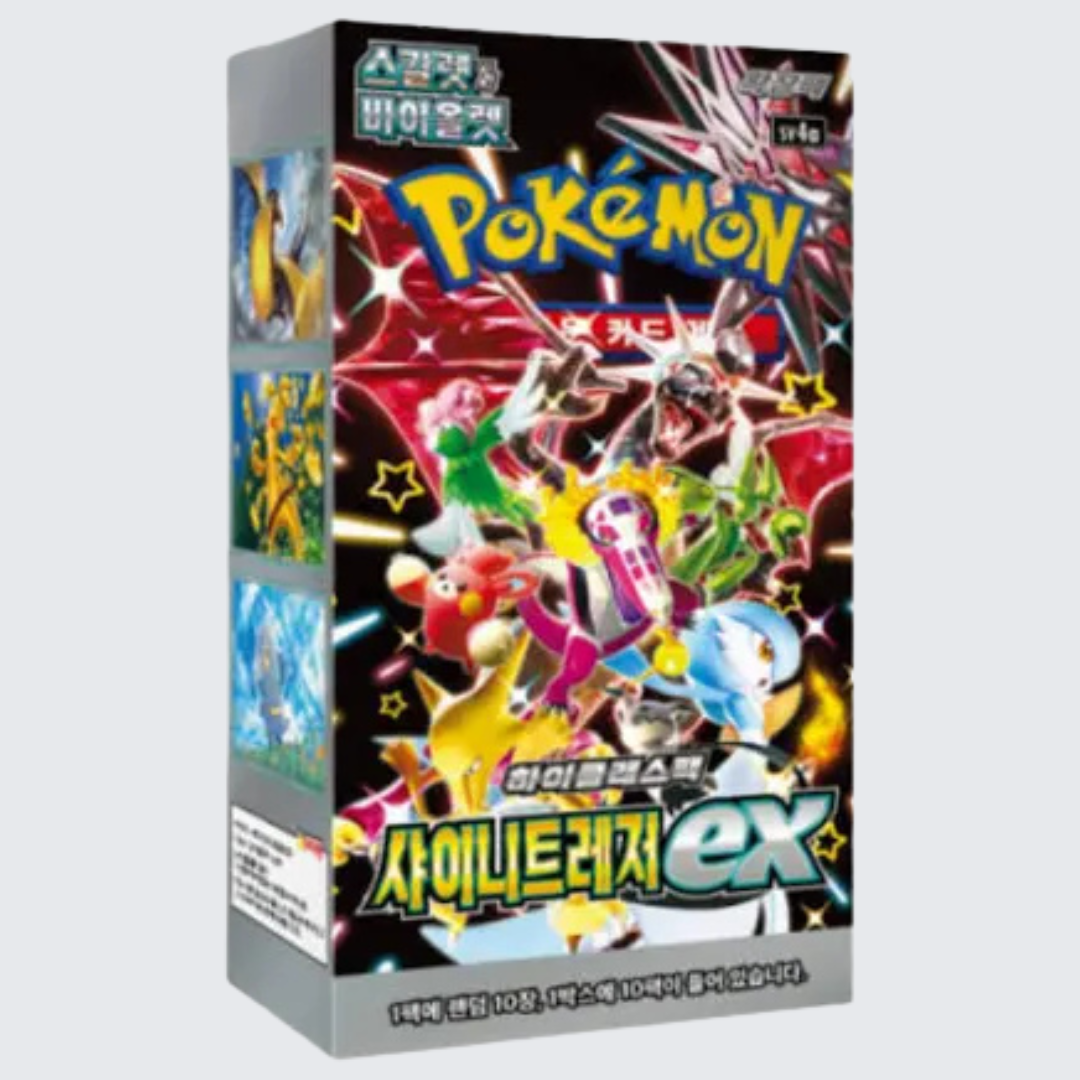 Pokemon Korean Shiny Treasures ex Booster Box | Trading Card Game