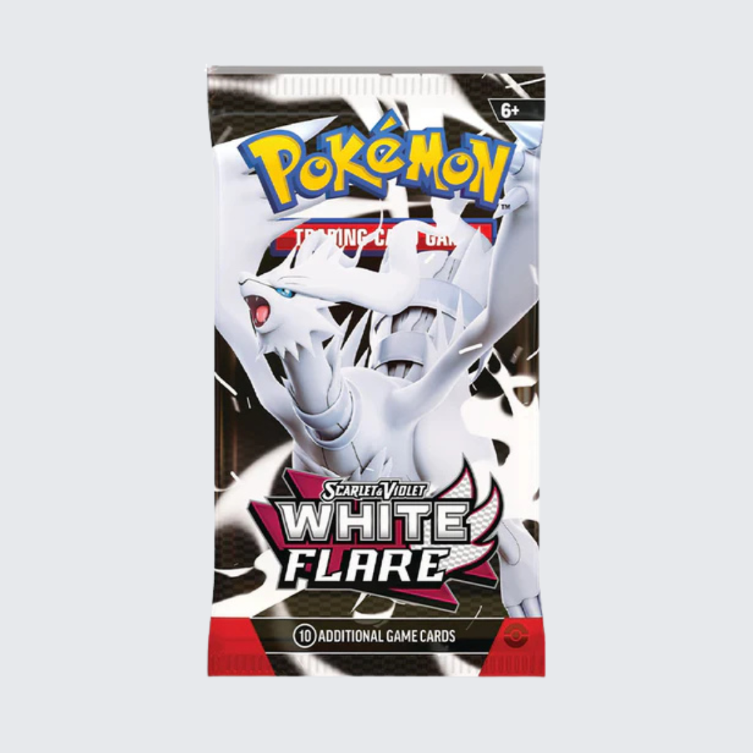 Pokemon White Flare Booster Pack | Scarlet & Violet | Trading Card Game