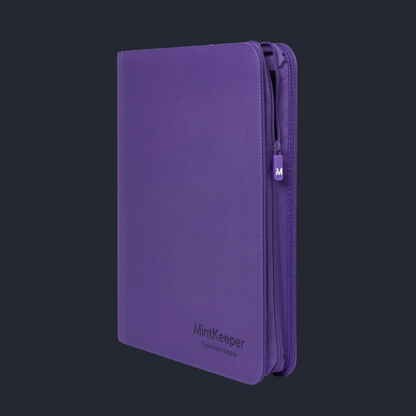 MintKeeper - 9 Pocket Premium Zip Trading Card Binder - 360 Pockets