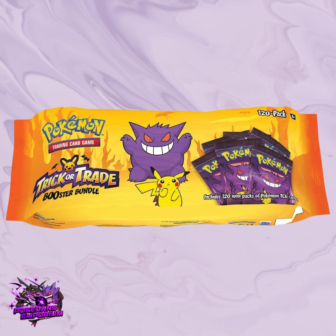 Pokemon Halloween Trick or Trade BOOster Bundle (120 Packs) | Trading Card Game |