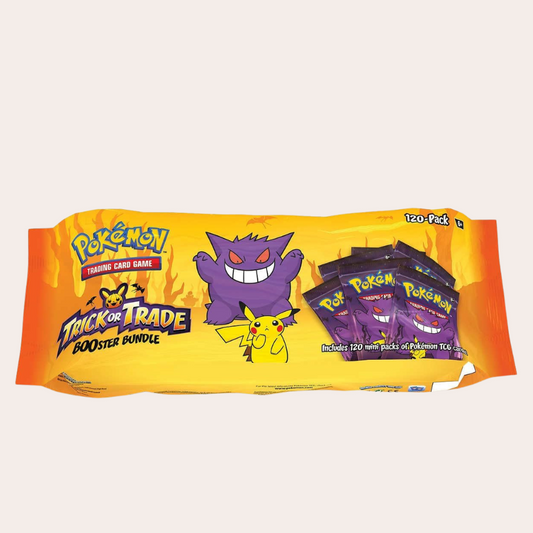 Pokemon Halloween Trick or Trade BOOster Bundle (120 Packs) | Trading Card Game |