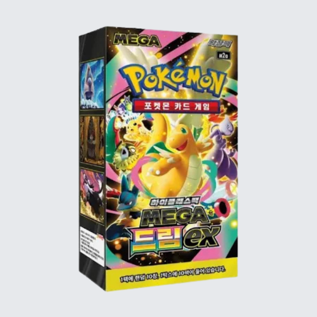 Pokemon Korean Mega Dream ex M2a Booster Box | Trading Card Game