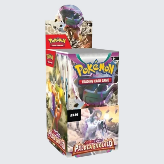 Pokemon Paldea Evolved Half Booster Box | Scarlet & Violet | Trading Card Game