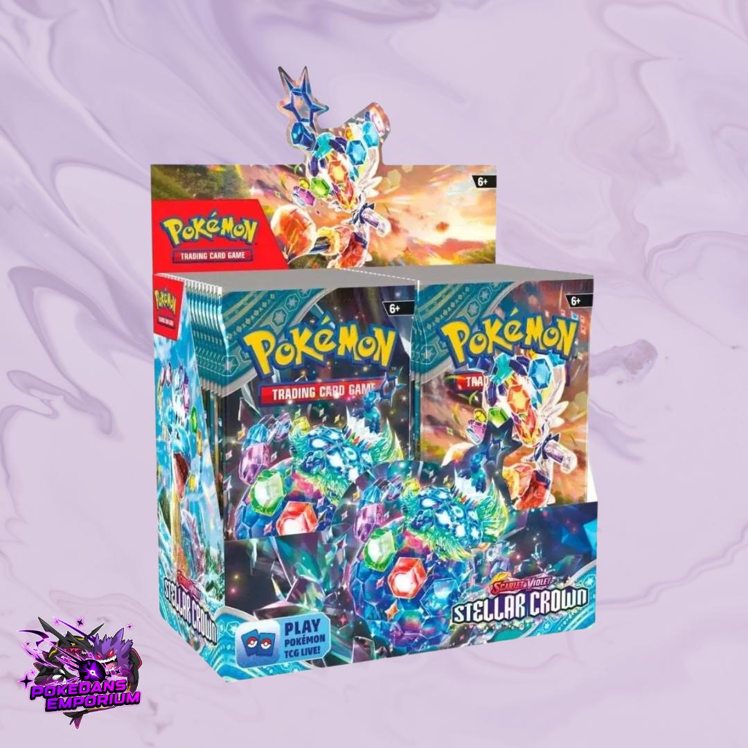 Pokemon Scarlet & Violet Stellar Crown Booster Box | Trading Card Game