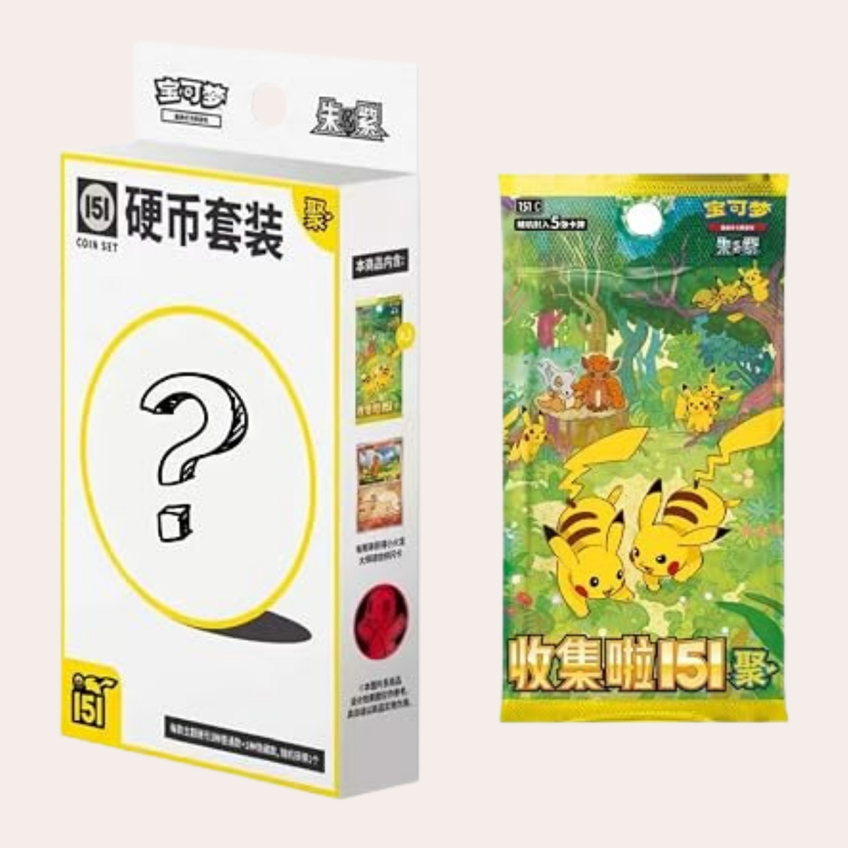 Pokemon Simplified Chinese 151 Gathering Volume 4 Coin Set | Trading Card Game