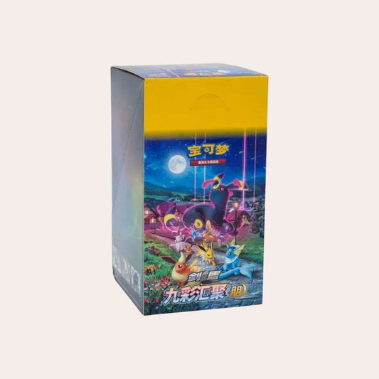 Pokemon Chinese Jumbo Nine Colors Gathering Mew cs4bc Simplified Chinese Booster Box