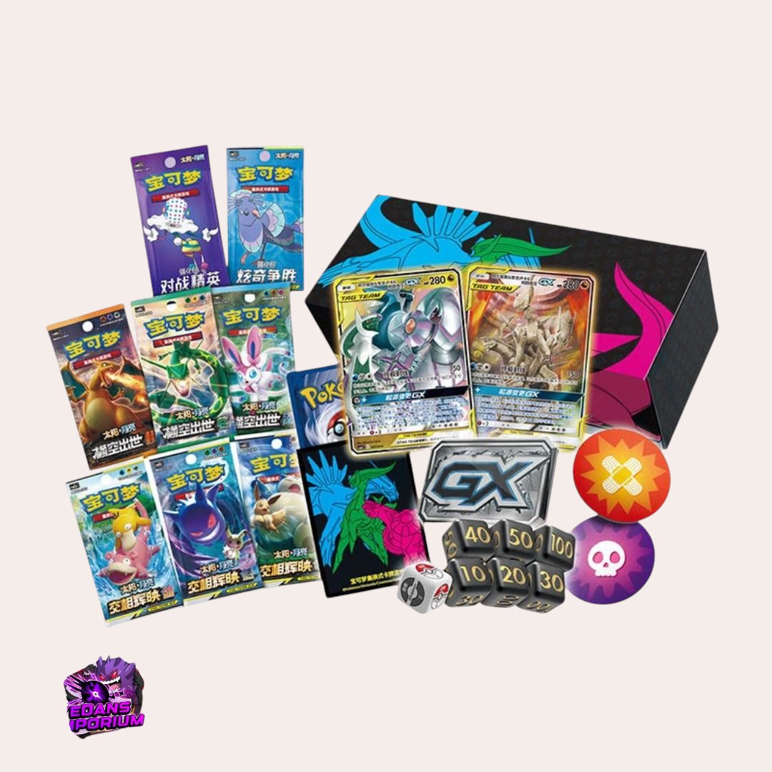 Pokemon Simplified Chinese Exclusive Arceus & Dialga & Palkia-GX Sealed Box