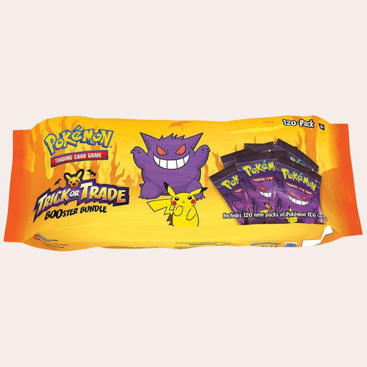 Pokemon Halloween Trick or Trade BOOster Bundle (120 Packs) | Trading Card Game |