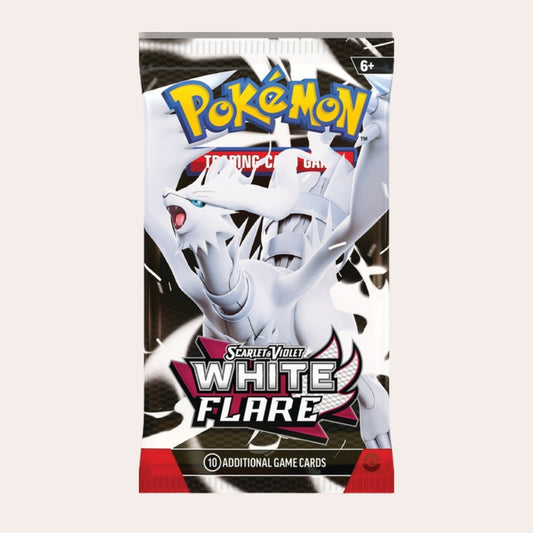 Pokemon White Flare Booster Pack | Scarlet & Violet | Trading Card Game